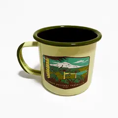 LENGA - Tazón Mug Acero Esmaltado Parque Nacional Conguillío 330ml Lenga®