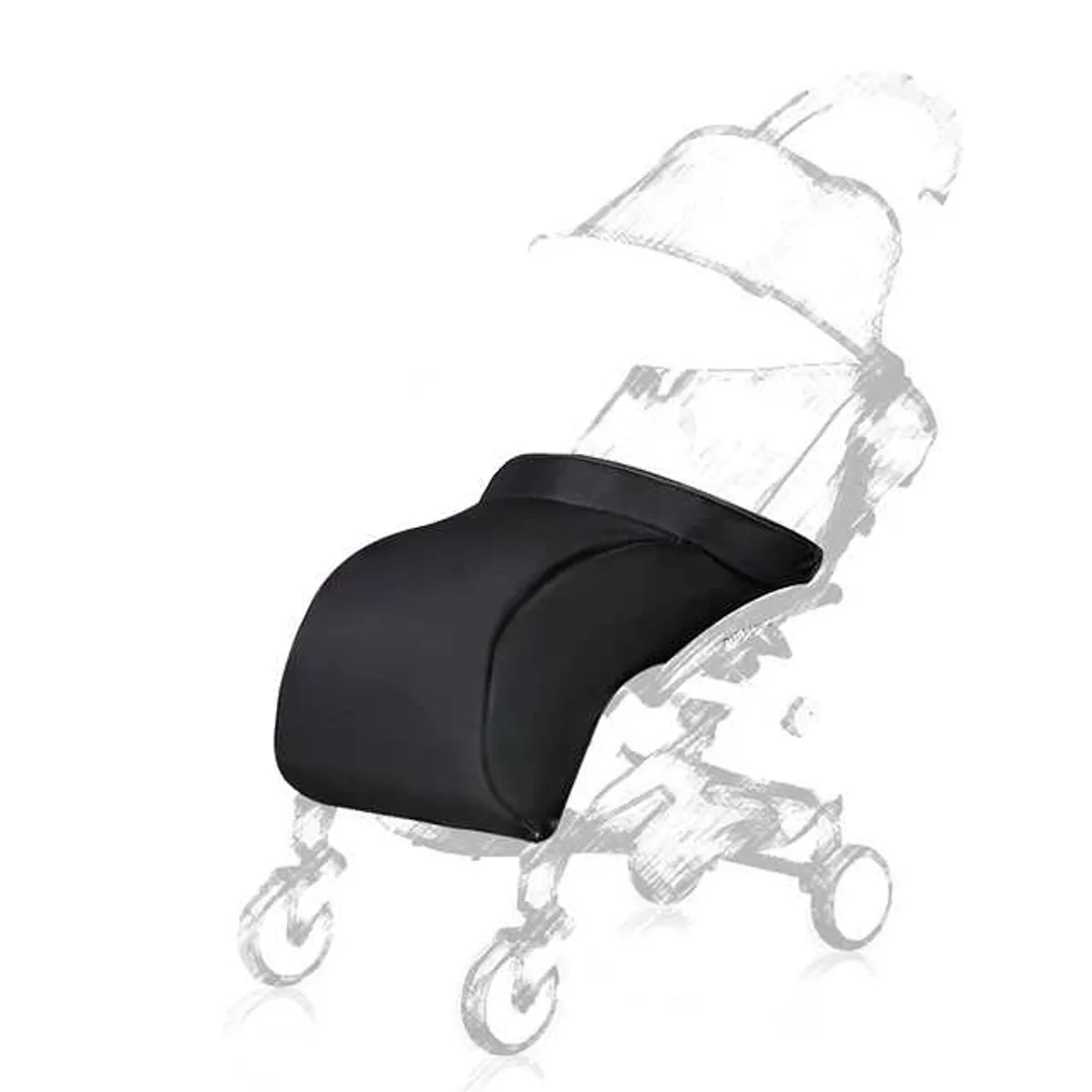 GENERICO - Cubre Pies Niños Bebés NEGRO - Saco Para Coche