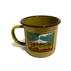 LENGA - Tazón Mug Acero Esmaltado Parque Nacional Villarrica 330ml