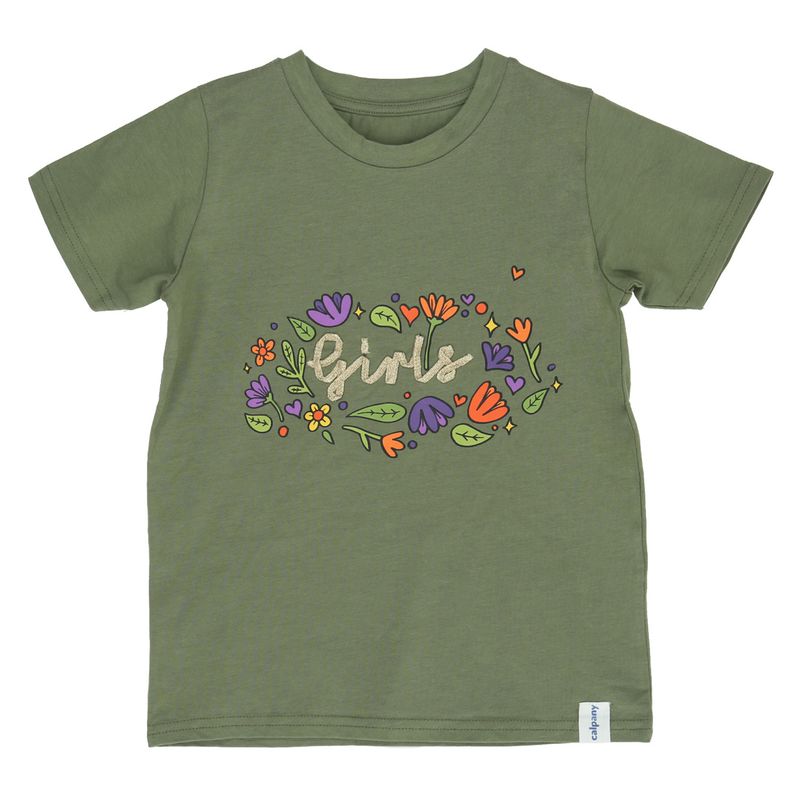 CALPANY - Polera M/C Niña Girls Verde CALPANY