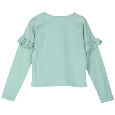 Imagen 2 del producto Polera Niña Butterfly Verde Claro