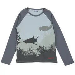 CALPANY - Polera Niño Diving Gris