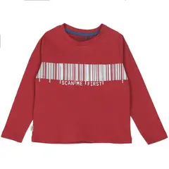 CALPANY - Polera Niño Scan Rojo