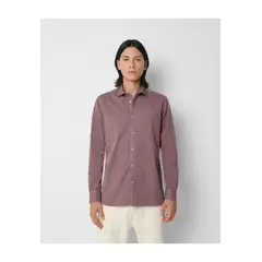 SCALPERS - Camisa Lavada Calavera Burgundy