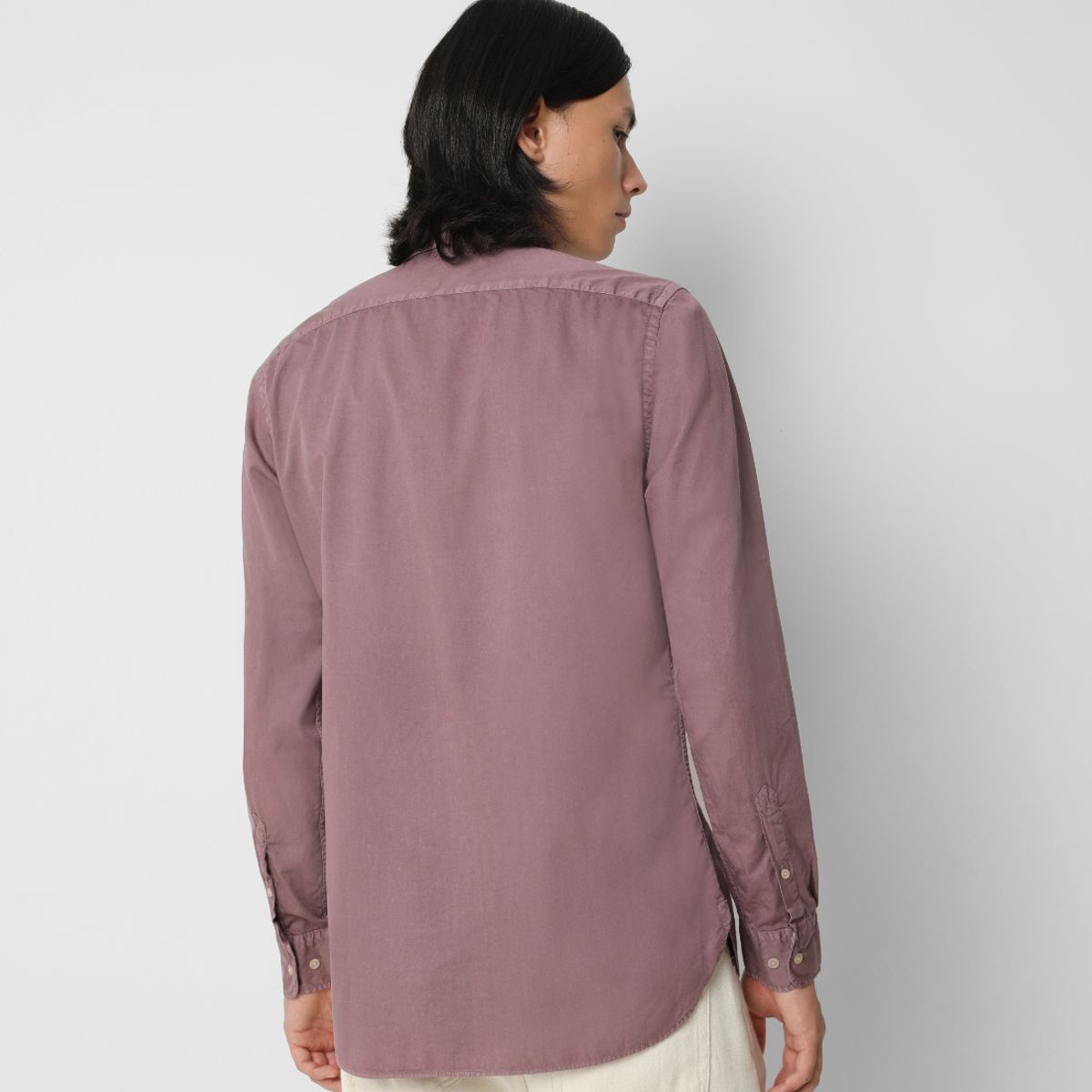 SCALPERS - Camisa Lavada Calavera Burgundy