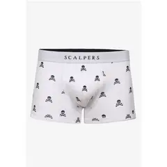 SCALPERS - Boxer Calaveras White