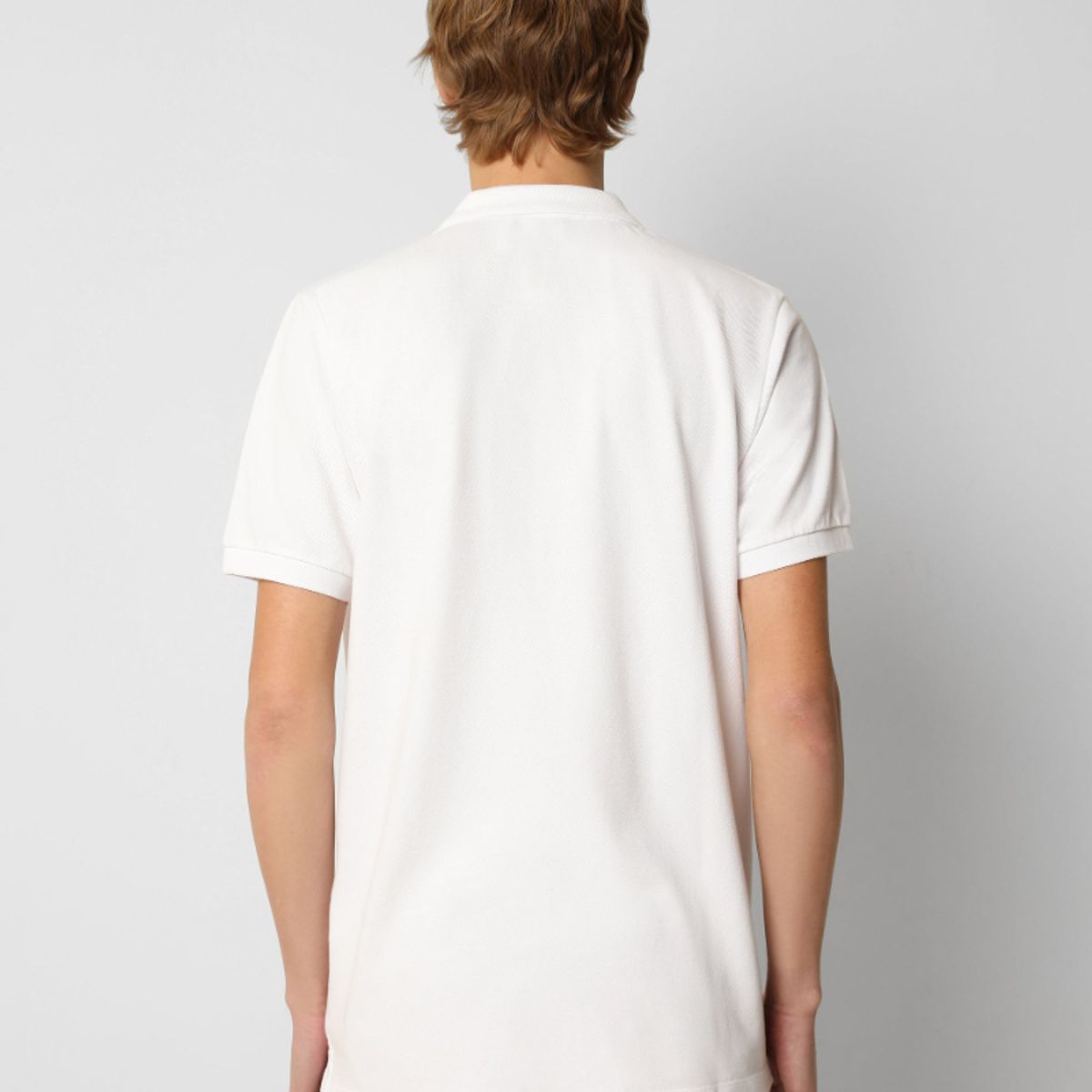 SCALPERS - Polo Básico Calavera Contraste White