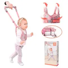 GENERICO - Arnes Bebe Niños Sujetador Caminar Ajustable Rosado Calidad