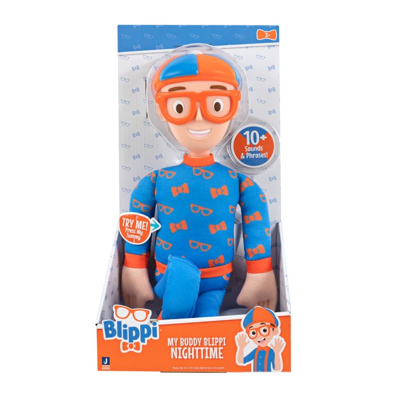 GENERICO - Peluche Interactivo Mi Amigo Blippi Hora de Dormir