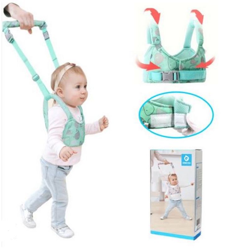 GENERICO - Arnes Bebe Niños Sujetador Caminar Ajustable Verde Calidad