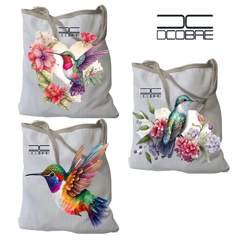 DCOBRE - 3 BOLSOS COBRE  MODELOS  PICAFLOR EN FLOR