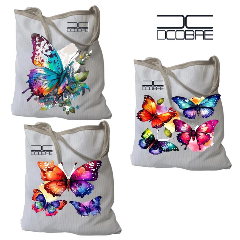 DCOBRE - 3 BOLSOS COBRE  MODELOS  MARIPOSAS 2