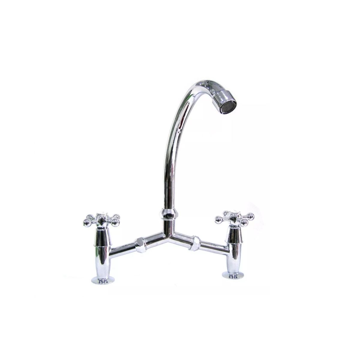 GENERICO - Combinacion Lavaplato En V Manilla Cuz Metal