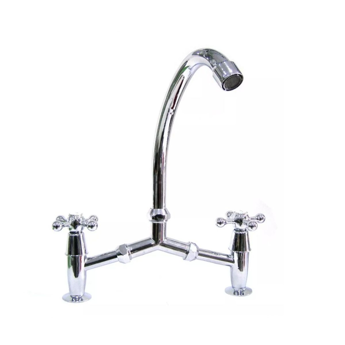 GENERICO - Combinacion Lavaplato En V Manilla Cuz Metal