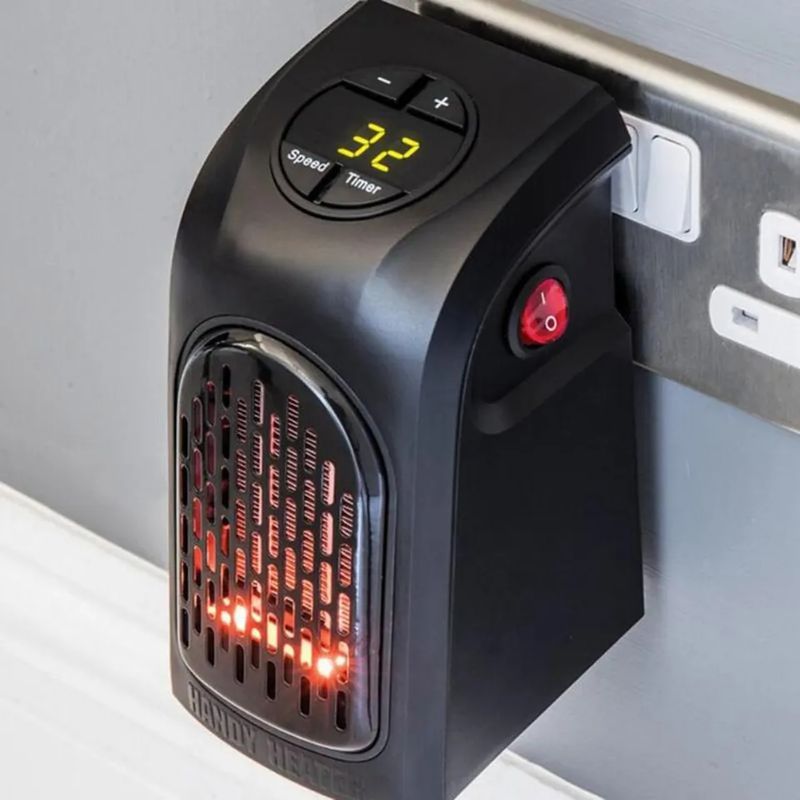GENERICO - Calefactor Estufa Eléctrica Portátil con Control 400W