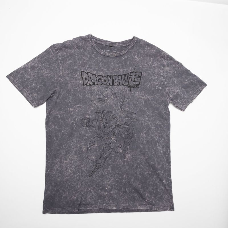 DRAGON BALL - Polera Hombre YOU Dragon Ball Goku Gris