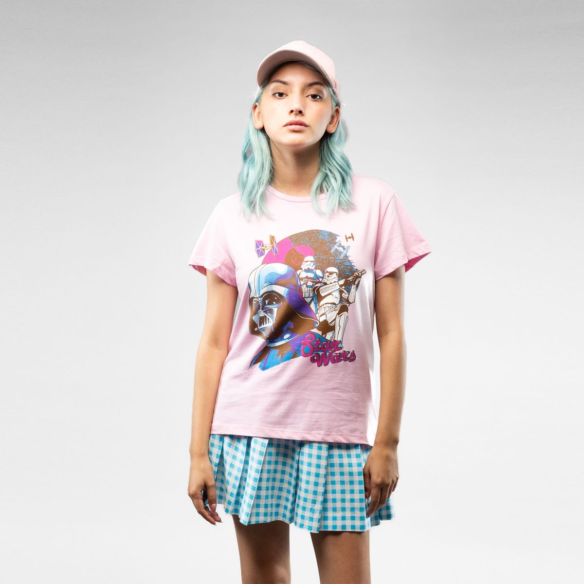 STAR WARS - Polera Mujer YOU Star Wars  Darth Vader Rosado