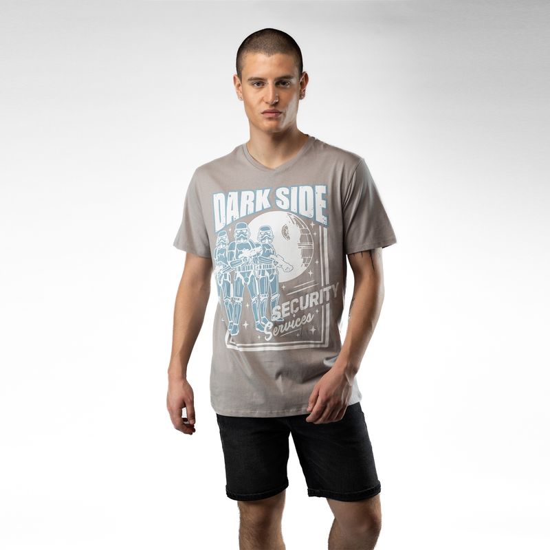 STAR WARS - Polera Hombre YOU Star Wars  Darth Vader Gris