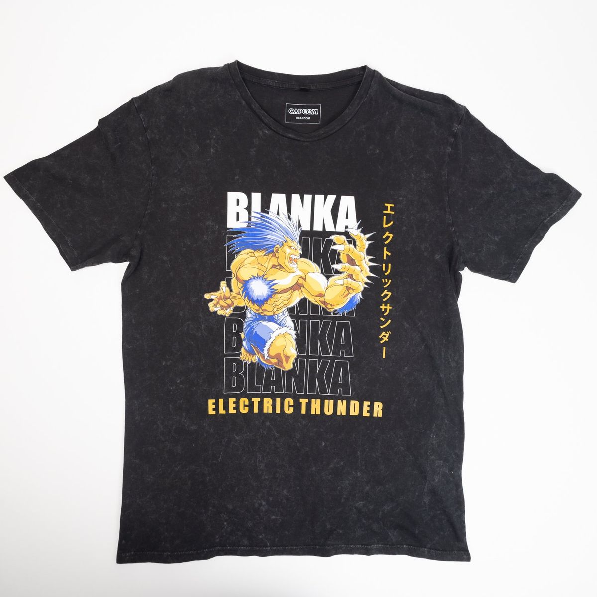 STREET FIGHTER - Polera Hombre YOU Street Fighter Blanka Gris