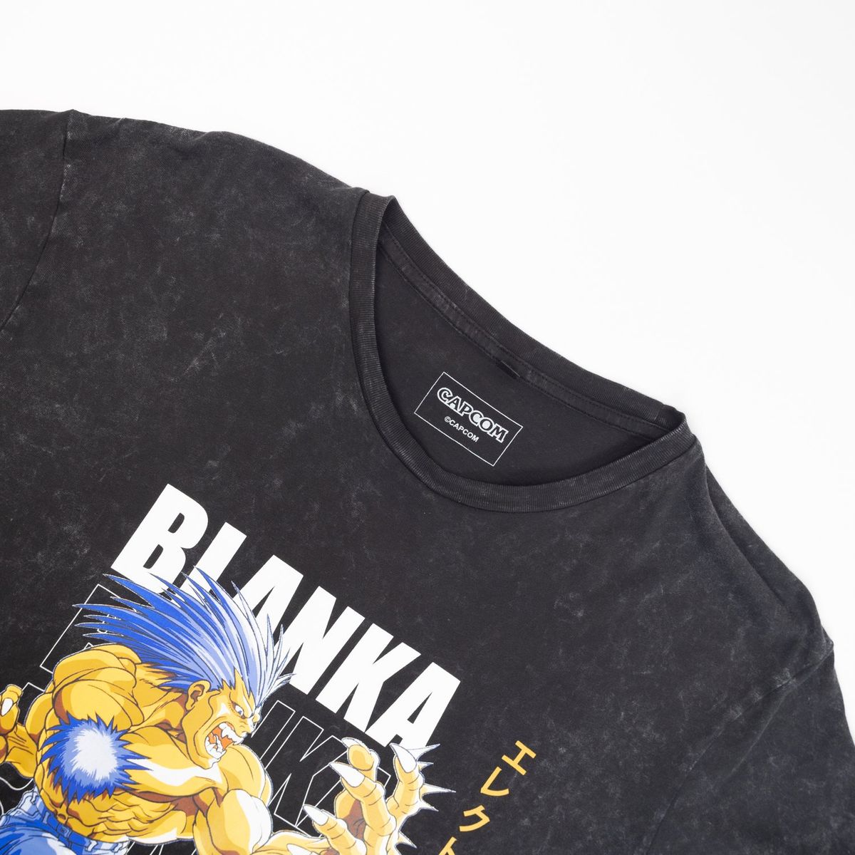 STREET FIGHTER - Polera Hombre YOU Street Fighter Blanka Gris