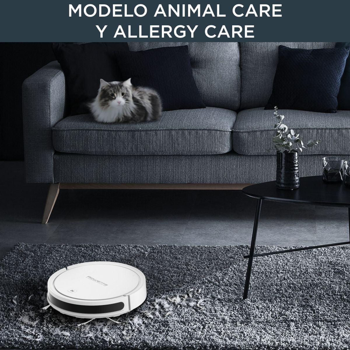 ROWENTA - Robot Aspiradora X-plorer Serie 50 Total Care Wifi Con Mopa