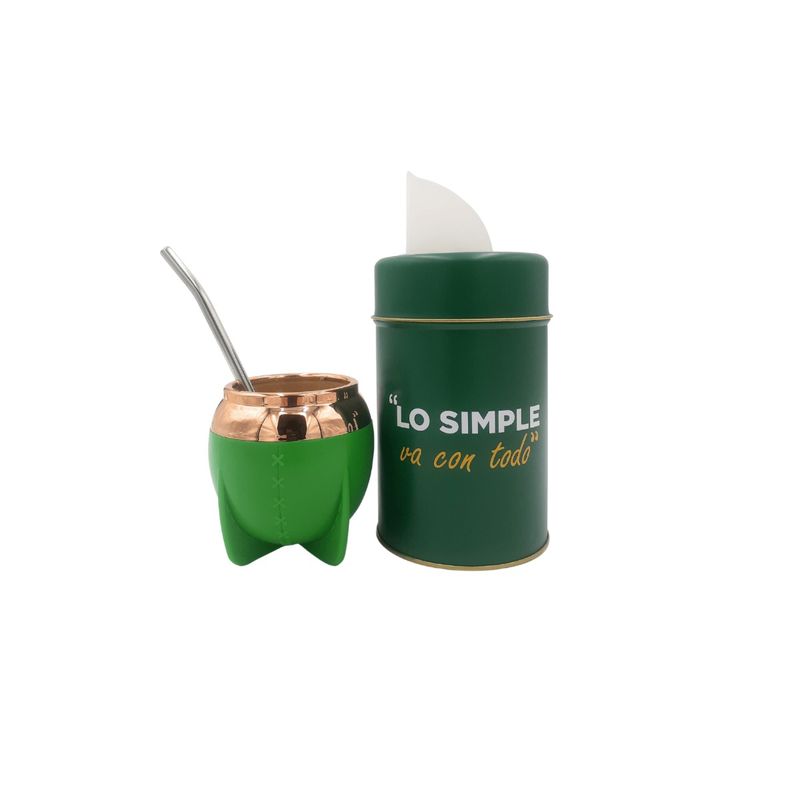GENERICO - Pack Mate  Bombilla  Dispensador de Yerba Premium