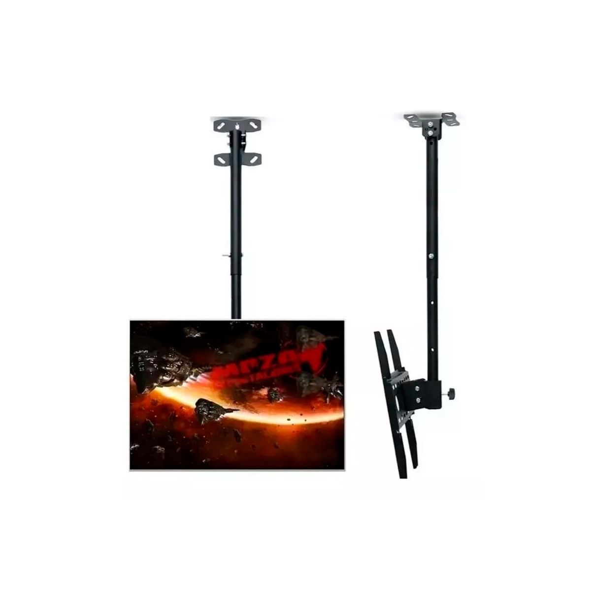 GENERICO - Soporte Para Tv Techo O Pared Ajustable Base 26 A 60