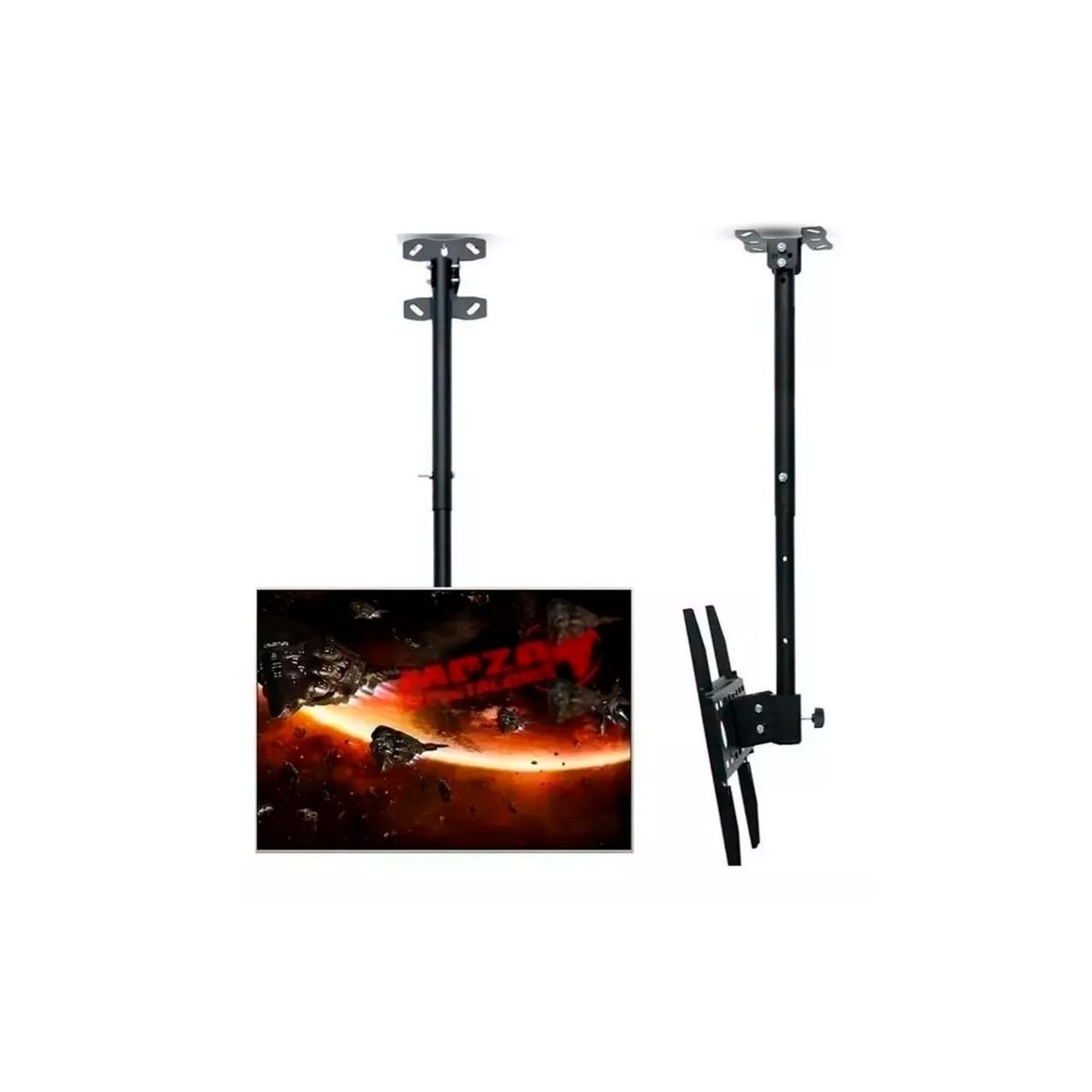 GENERICO - Soporte Para Tv Techo O Pared Ajustable Base 26 A 60