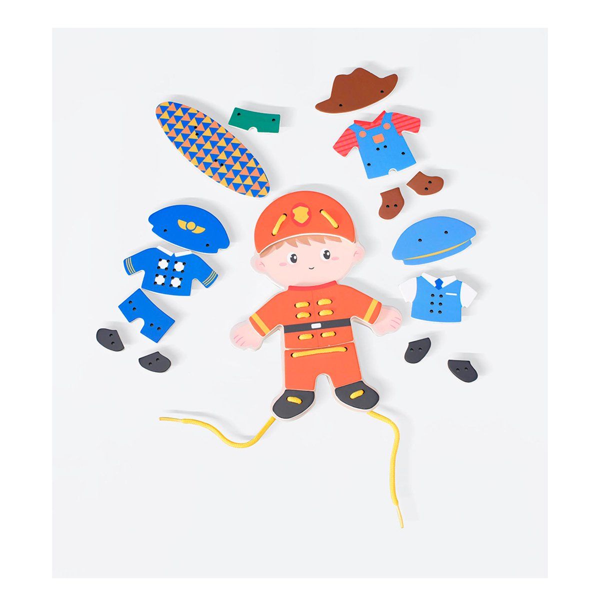 CLASSIC WORLD - Juguete Niño Cordones de Madera Classic World