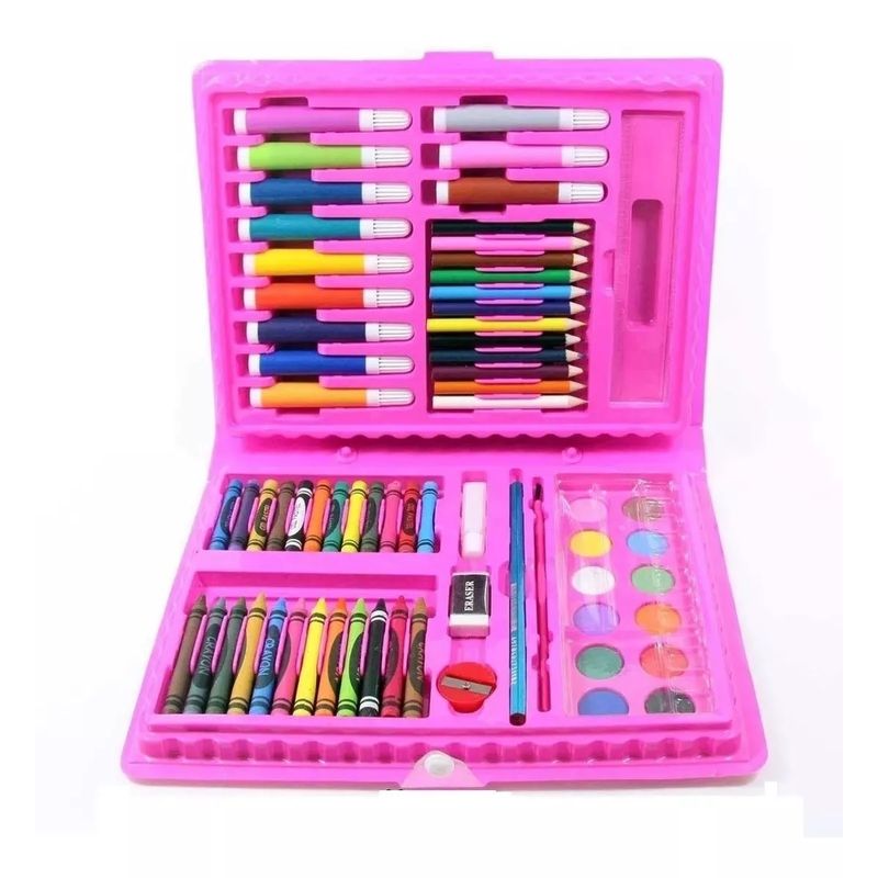 GENERICO - Set Arte 52 Pcs Maleta Lapiz Para Pintar Lapices De Colores