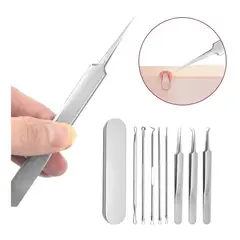 GENERICO - Kit 8pcs Limpieza Facial Removedor Espinillas, Puntos Negros