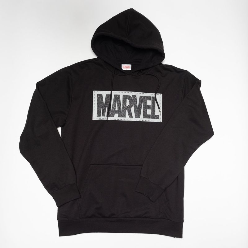 MARVEL - Poleron Hombre YOU Marvel Logo Negro