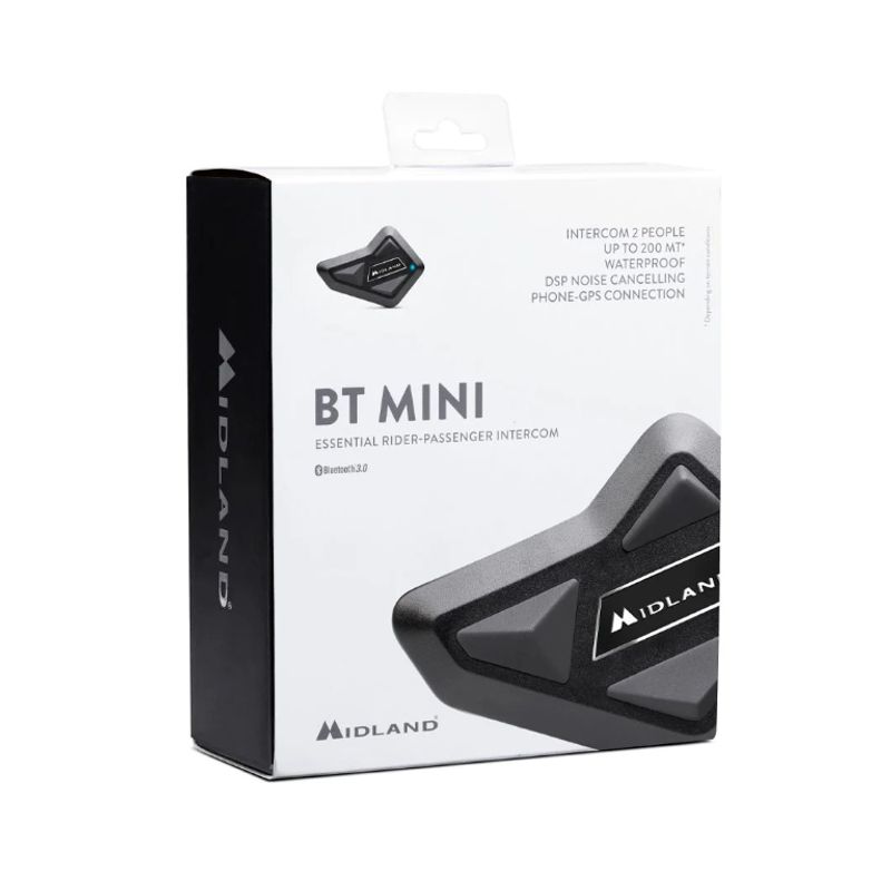 MIDLAND - Intercomunicador para moto Midland Bt Mini Single