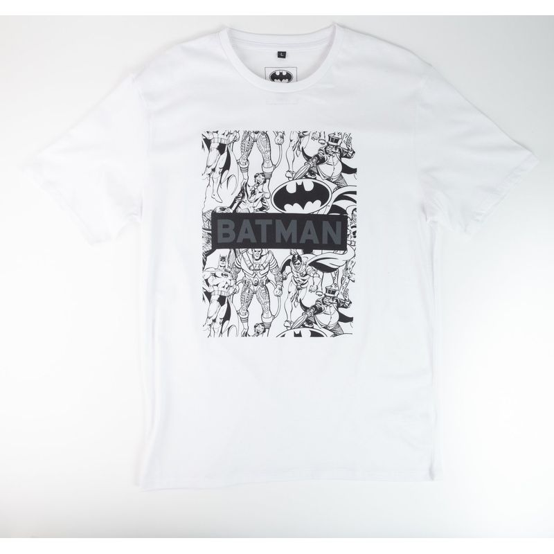 DC COMICS - Polera Hombre YOU Dc Comics Batman Blanco