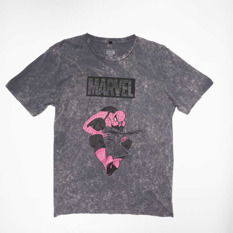 MARVEL - Polera Hombre YOU Marvel Diario Gris