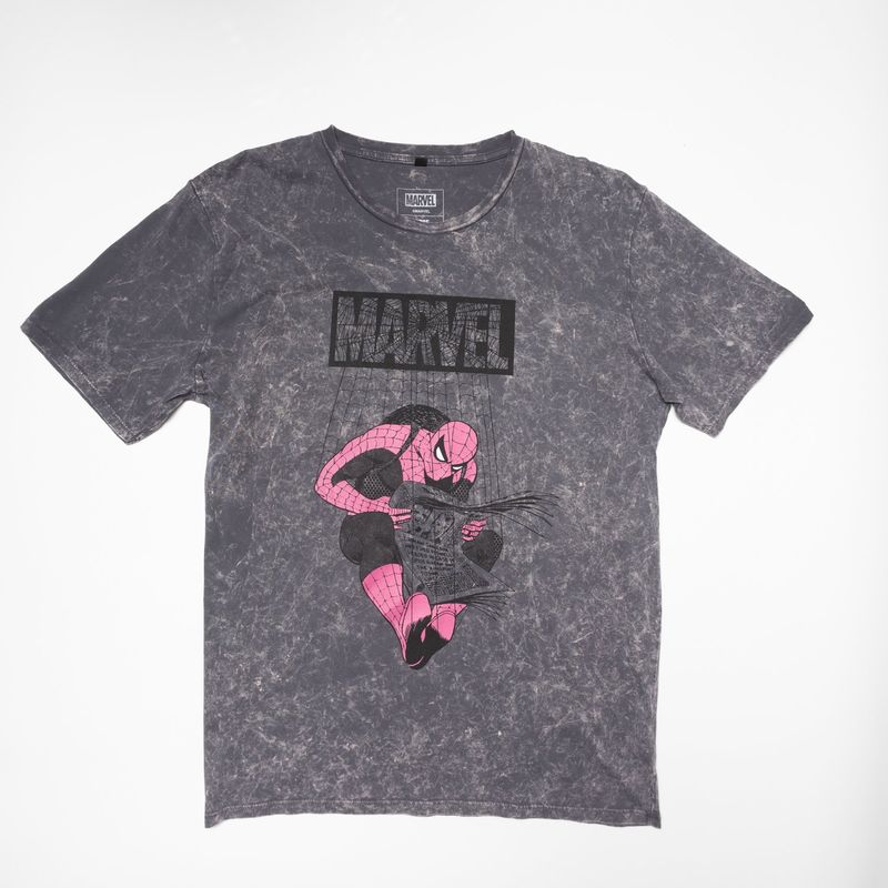 MARVEL - Polera Hombre YOU Marvel Diario Gris