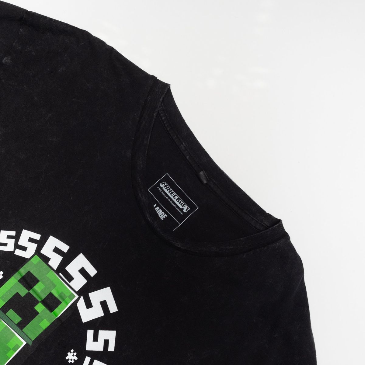 MINECRAFT - Polera Hombre YOU Minecraft  Boom Negro