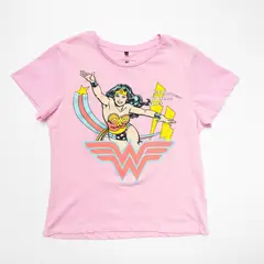DC COMICS - Polera Mujer YOU Wonder Woman Rosado