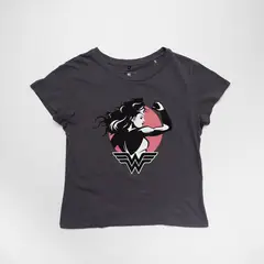 DC COMICS - Polera Mujer YOU Wonder Woman Gris