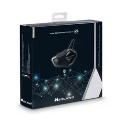 MIDLAND - Intercomunicador Para Moto BTR1 Advanced Single
