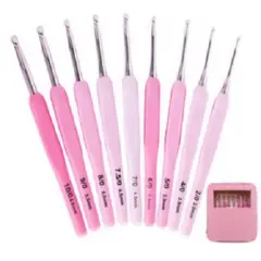 GENERICO - Set Crochet 9 Pcs + Bolso Portátil Lm008…