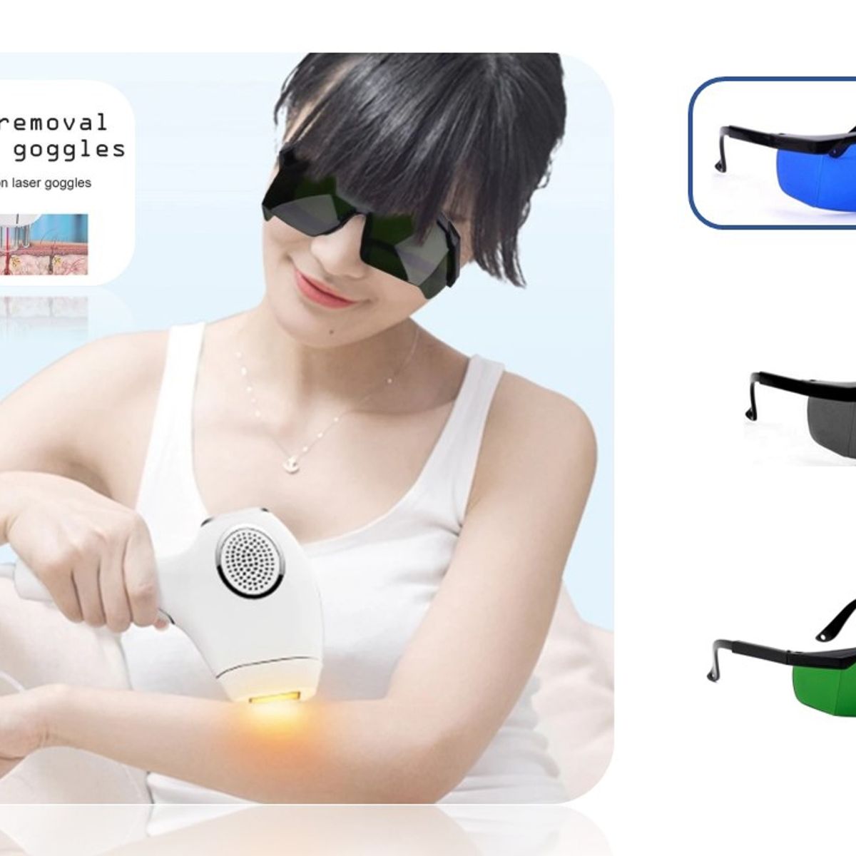 GENERICO - Gafas de Protección Ipl Laser Diodo Lentes Operario y Paciente…
