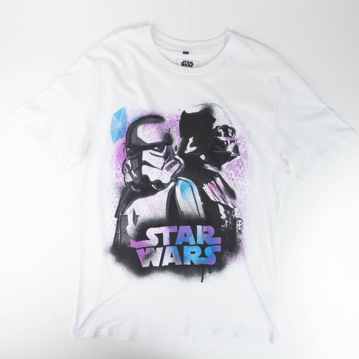 STAR WARS - Polera Hombre YOU Star Wars  Darth Vader Blanco
