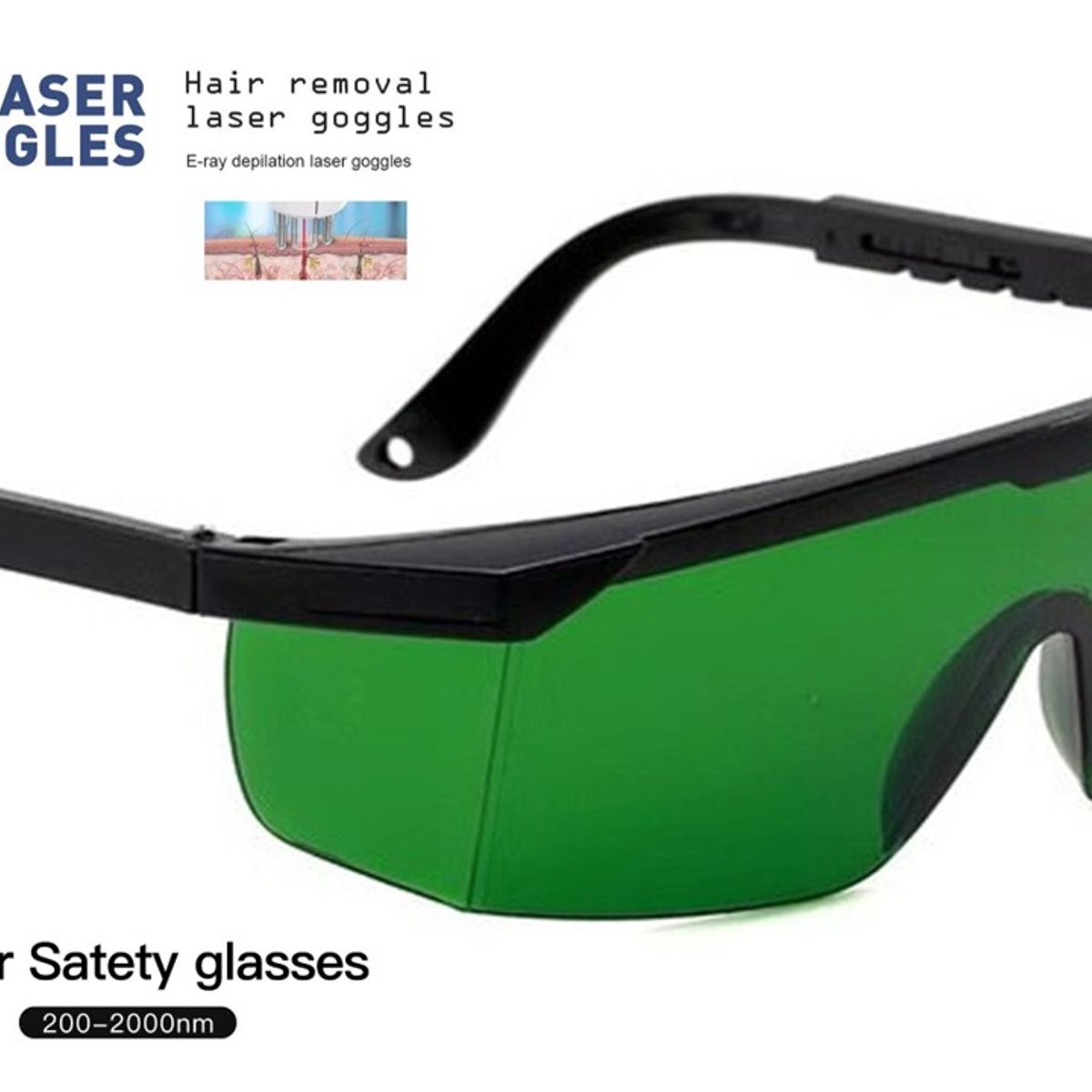 GENERICO - Gafas de Protección Ipl Laser Diodo Lentes Operario y Paciente…