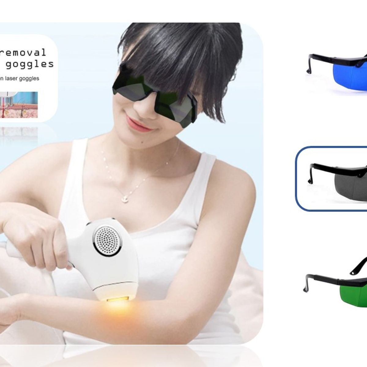 GENERICO - Gafas de Protección Ipl Laser Diodo Lentes Operario y Paciente…