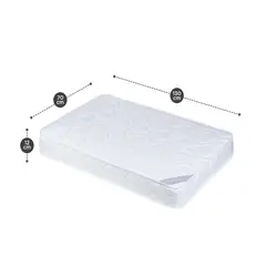 BBQOOL - Colchón Infantil Espuma Cozy 130x70x12 cm