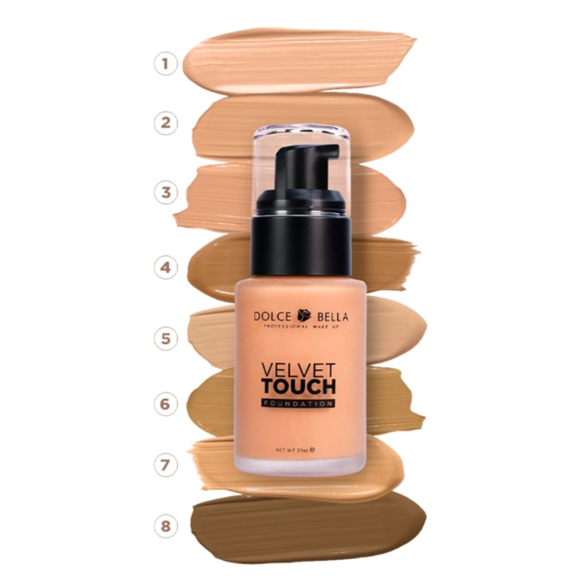 DOLCE BELLA - BASE LIQUIDA VELVET TOUCH TONO 4 DOLCE BELLA
