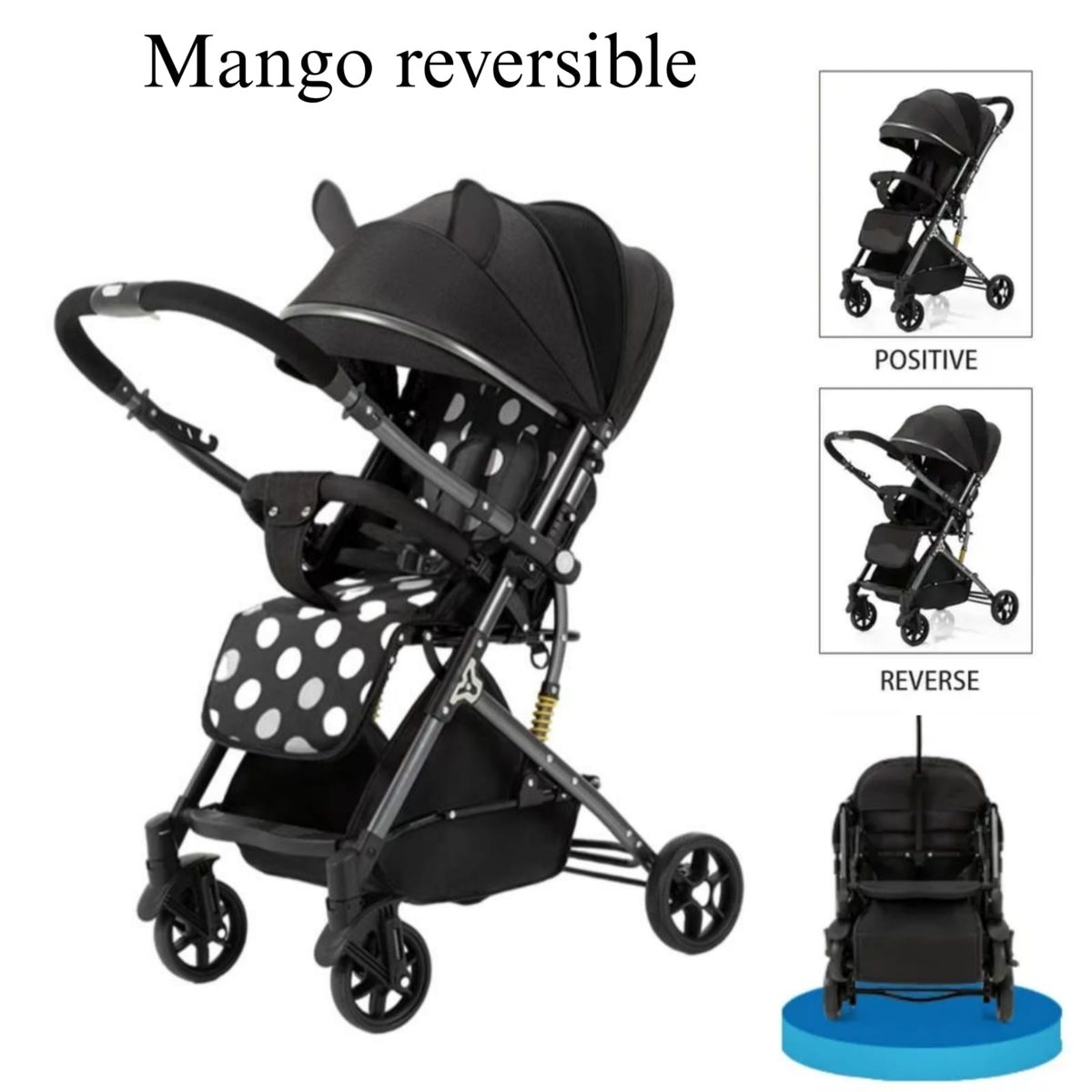 VOYAGE - Coche Paseo V6 Micky Reversible