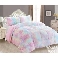 Cubrecama de Invierno Peludo con Chiporro 1.5 P Multicolor P008