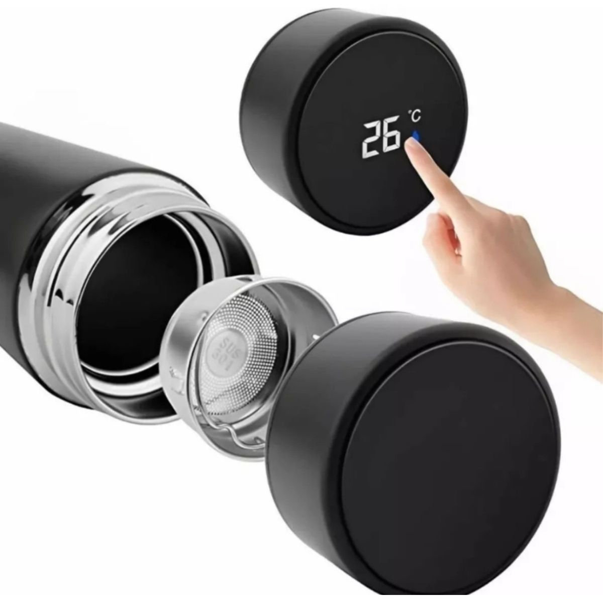 GENERICO - Taza Termo Inteligente Digital Táctil Led Temperatura…